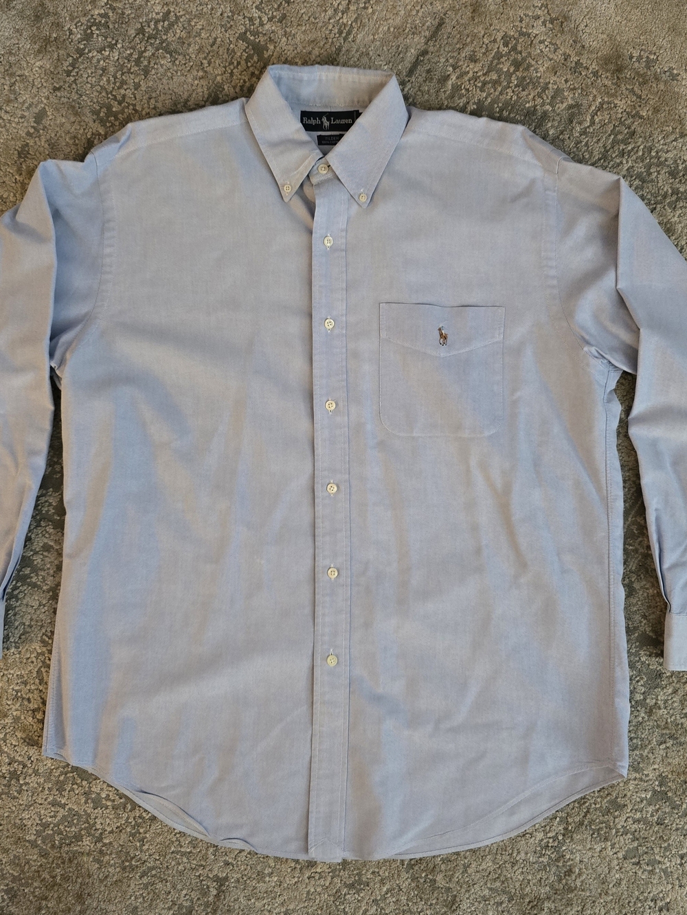 Ralph Lauren Light Blue Button-Down Oxford Shirt